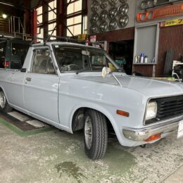 ☆サニトラロング☆　ローダウン・ローバック5速MT・純正スチールホイル・NEWタイヤ・NOX・PM適合の写真9
