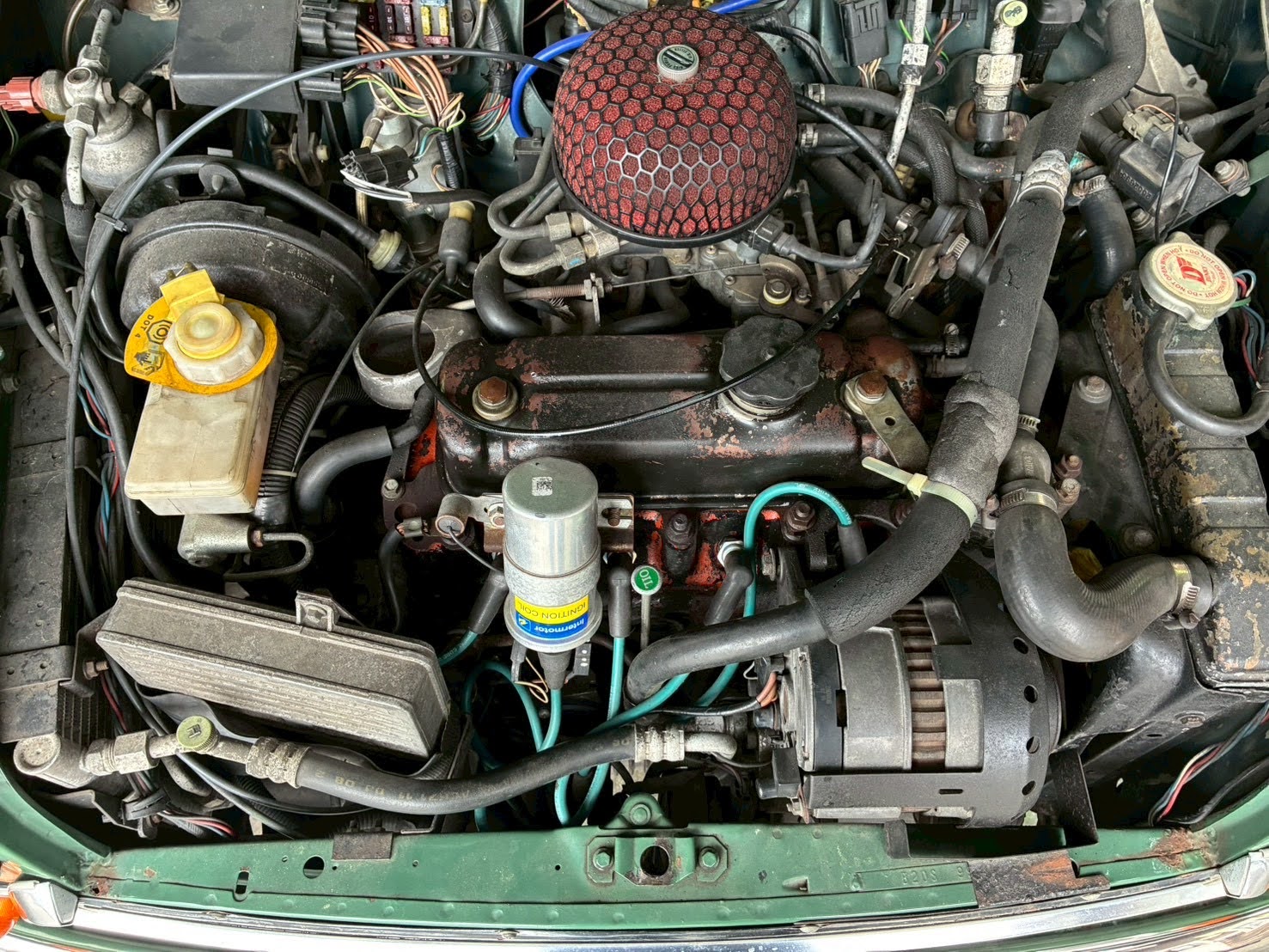 1995年 ローバーミニ フェンダーレス 10インチ インジェクション ハイローキットの写真18