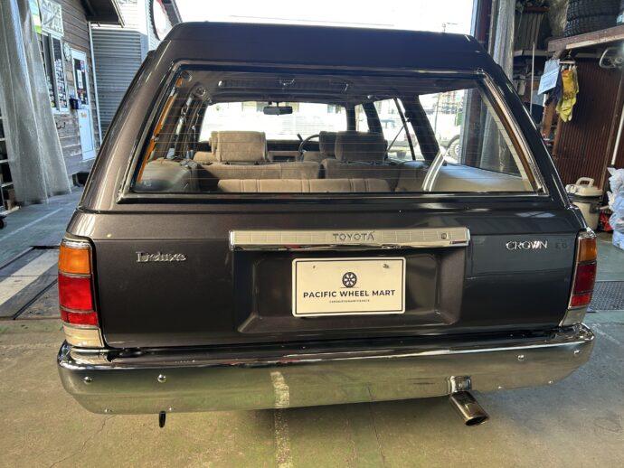 1994年 TOYOTA 130CROWMWAGON ベンコラ 丸目 メッキバンパーの写真8