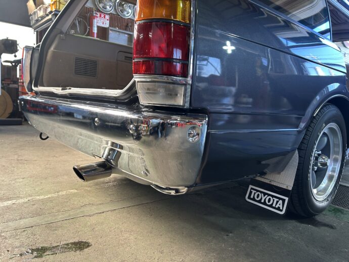 1994年 TOYOTA 130CROWMWAGON ベンコラ 丸目 メッキバンパーの写真27