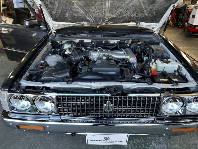 1994年 TOYOTA 130CROWMWAGON ベンコラ 丸目 メッキバンパーの写真30