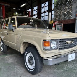 1989年 TOYOTA 60ランドクルーザー VXロールーフ換装 ナロー ガソリン NOX・PM適合の写真1